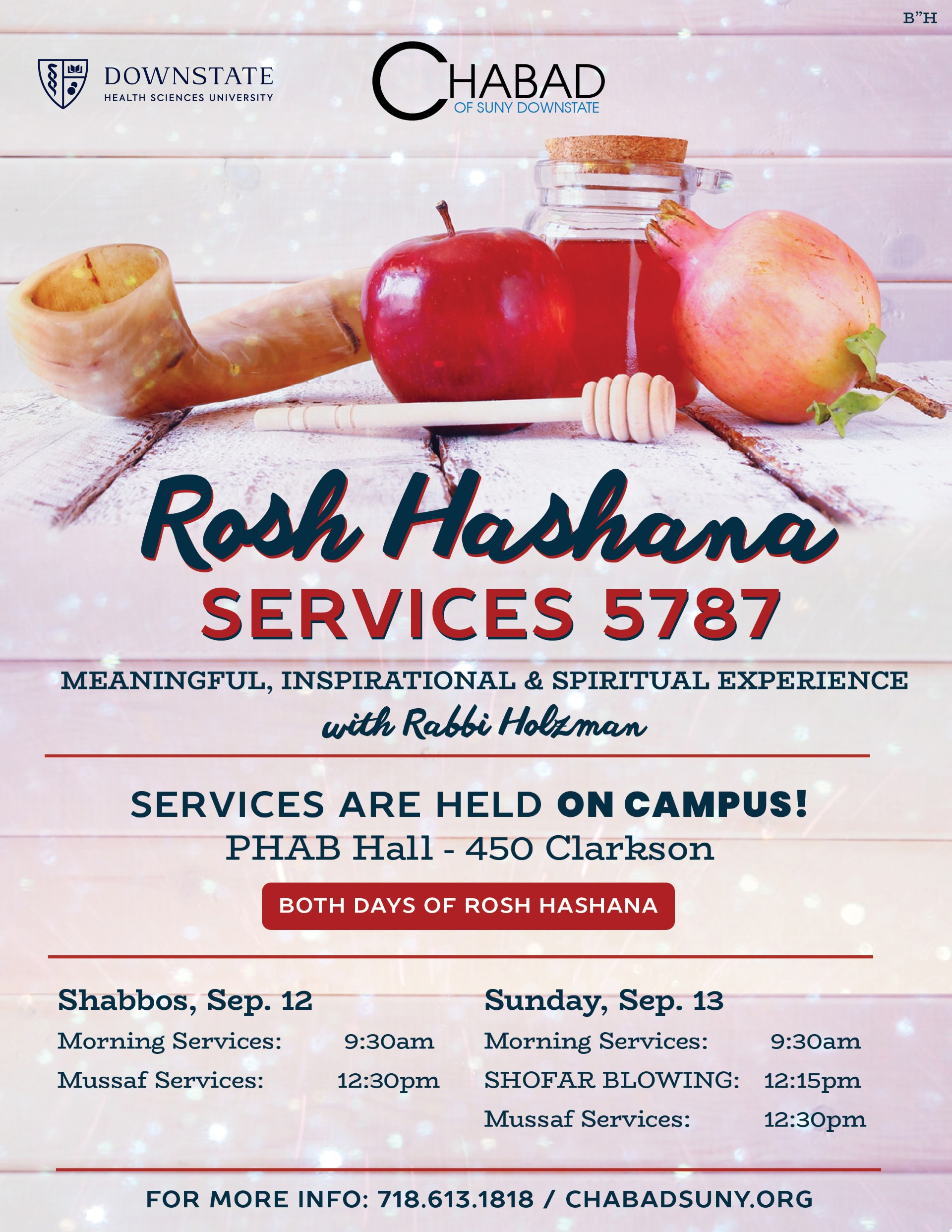 Chabad of SUNY Downstate Flyer