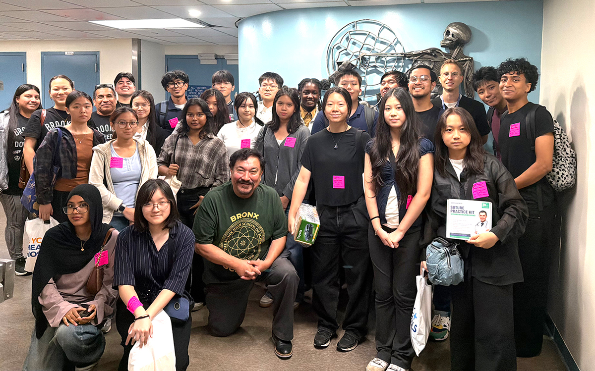 group photo from event