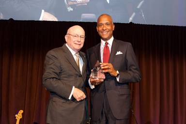 Dr. Riley Receives the Order of the Red Triangle for Outstanding Citywide Leadership