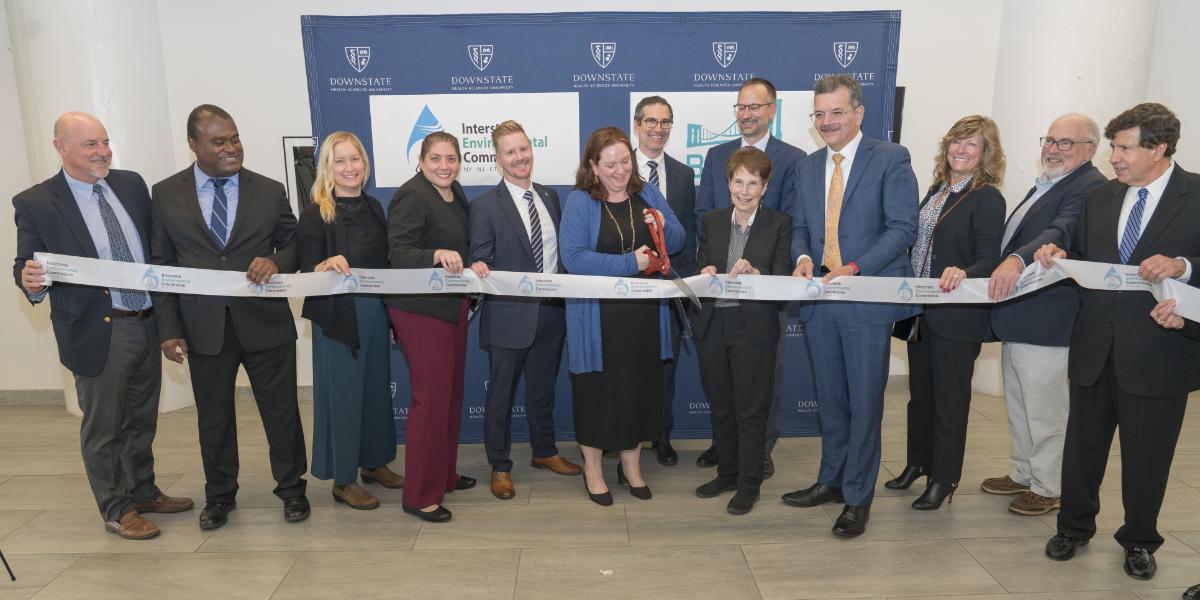 ribbon cutting group photo