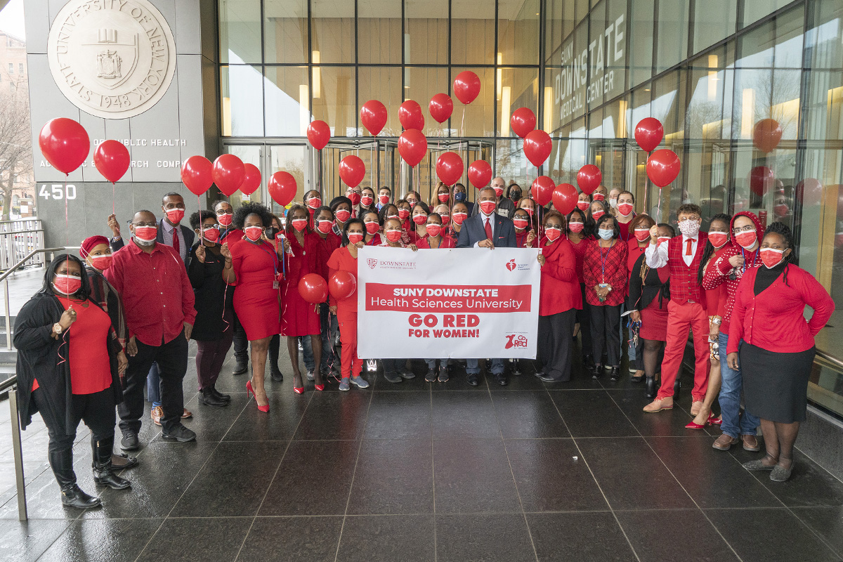 SUNY Downstate celebrates Go Red for Women Day