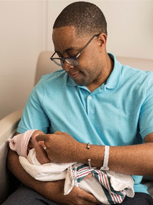Zellnor Myrie and Baby
