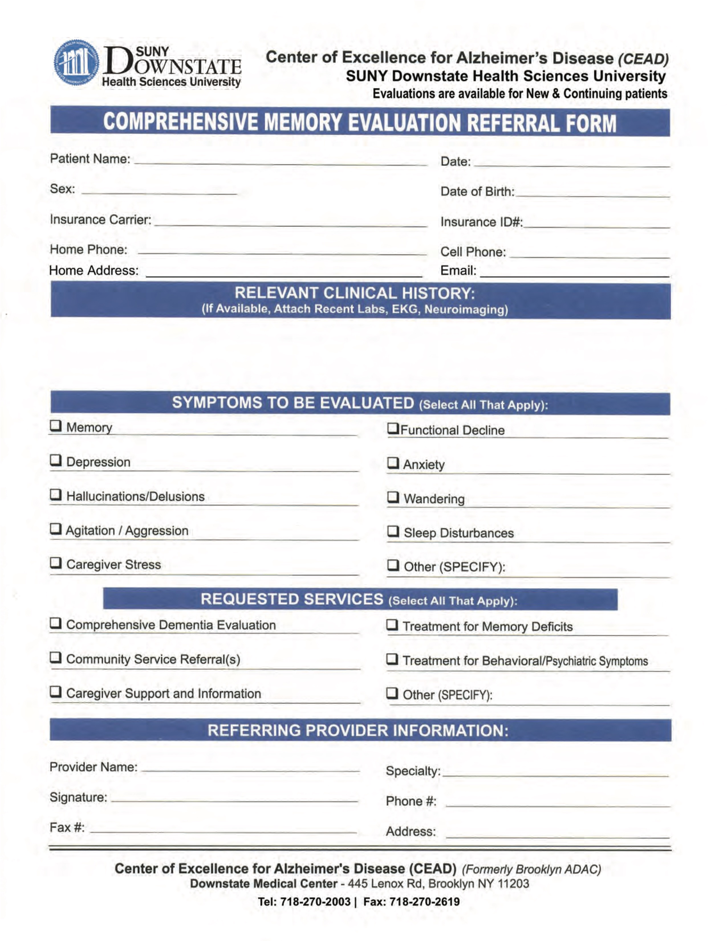 Referral Form