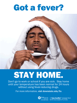 Stop Flu - remember the 3 C's