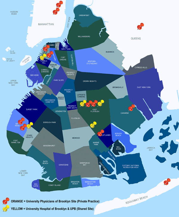 map of Brooklyn