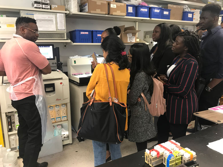 SPRINTER student visit to Biotech Incubator